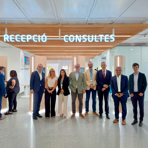 Inauguración nueva Recepción de Pacientes en el HUG de Catalunya, grupo Quirónsalud